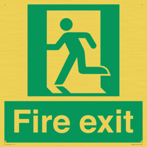 SB420: Fire Exit signs without arrows