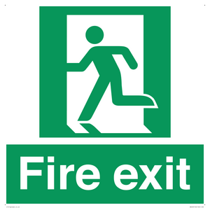 SB420: Fire Exit signs without arrows