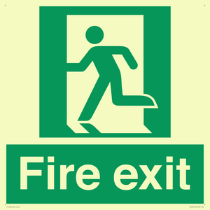 SB420: Fire Exit signs without arrows