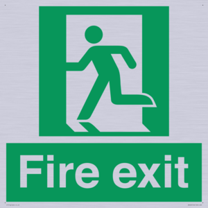 SB420: Fire Exit signs without arrows