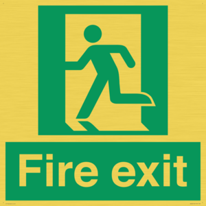 SB420: Fire Exit signs without arrows