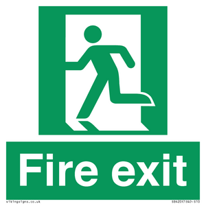 SB420: Fire Exit signs without arrows