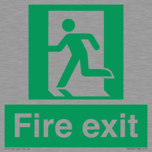 SB420: Fire Exit signs without arrows