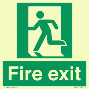 SB420: Fire Exit signs without arrows