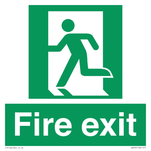SB420: Fire Exit signs without arrows