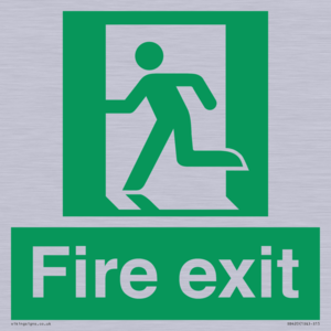 SB420: Fire Exit signs without arrows