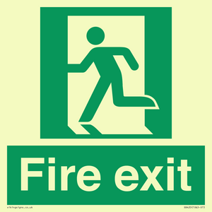 SB420: Fire Exit signs without arrows