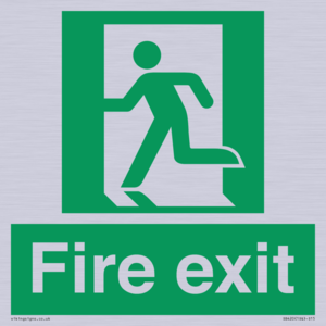 SB420: Fire Exit signs without arrows