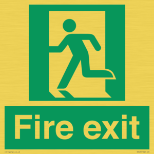 SB420: Fire Exit signs without arrows