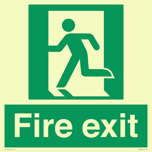 SB420: Fire Exit signs without arrows