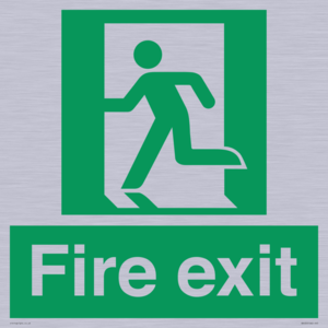 SB420: Fire Exit signs without arrows