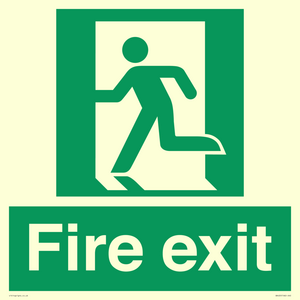 SB420: Fire Exit signs without arrows