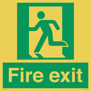 SB420: Fire Exit signs without arrows
