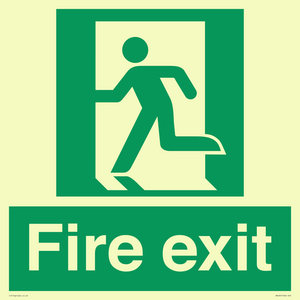 SB420: Fire Exit signs without arrows