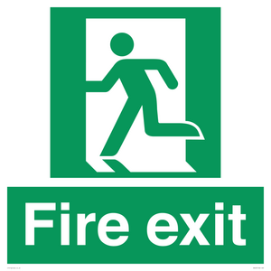 SB420: Fire Exit signs without arrows