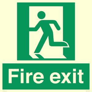 SB420: Fire Exit signs without arrows