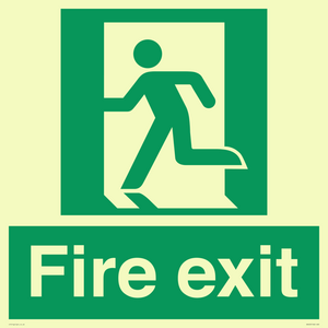 SB420: Fire Exit signs without arrows
