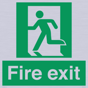 SB420: Fire Exit signs without arrows