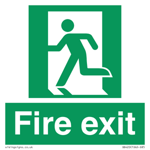 SB420: Fire Exit signs without arrows