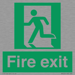 SB420: Fire Exit signs without arrows