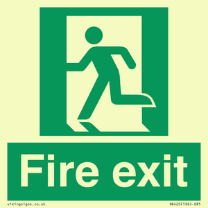 SB420: Fire Exit signs without arrows