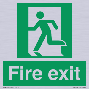 SB420: Fire Exit signs without arrows