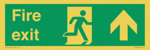 SB424: Fire Exit Up Arrow