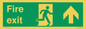 SB424: Fire Exit Up Arrow