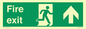 SB424: Fire Exit Up Arrow