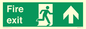 SB424: Fire Exit Up Arrow