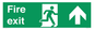 SB424: Fire Exit Up Arrow