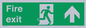 SB424: Fire Exit Up Arrow