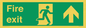 SB424: Fire Exit Up Arrow