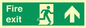 SB424: Fire Exit Up Arrow