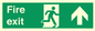 SB424: Fire Exit Up Arrow
