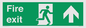 SB424: Fire Exit Up Arrow
