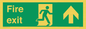 SB424: Fire Exit Up Arrow