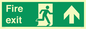 SB424: Fire Exit Up Arrow