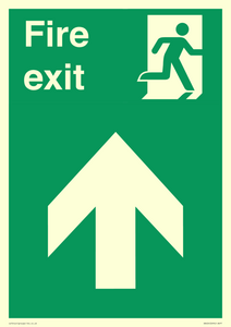 SB424: Fire Exit Up Arrow
