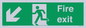 SB426: Fire Exit Down Left sign