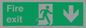 SB427: Fire Exit Down Arrow