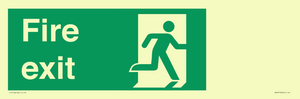 SB427: Fire exit down forward arrow
