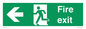 SB429: Fire Exit Left sign