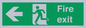 SB429: Fire Exit Left sign
