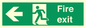 SB429: Fire Exit Left sign