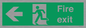 SB429: Fire Exit Left sign