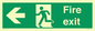 SB429: Fire Exit Left sign