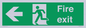 SB429: Fire Exit Left sign