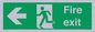 SB429: Fire Exit Left sign