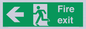 SB429: Fire Exit Left sign